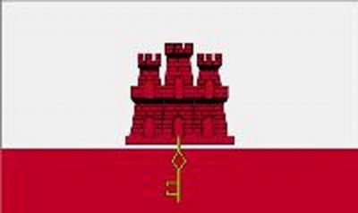 Gibraltar Printed Flag