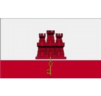 Gibraltar Printed Flag