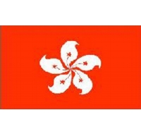 Hong Kong Printed Flag