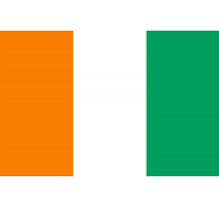 Ivory Coast Printed Flag