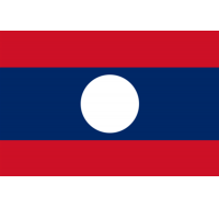 Laos Printed Flag