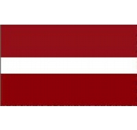 Latvia Printed Flag