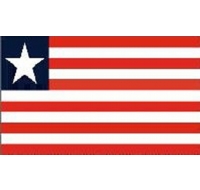 Liberia Printed Flag