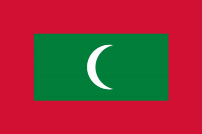 Maldives Printed Flag