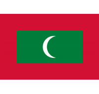 Maldives Printed Flag
