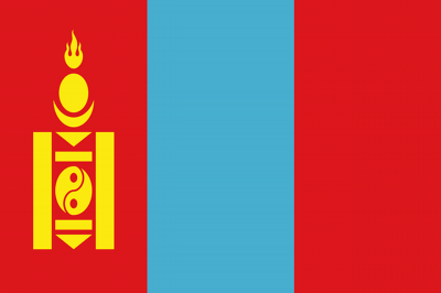 Mongolia Printed Flag