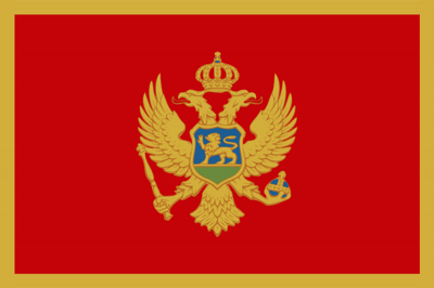 Montenegro Printed Flag