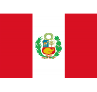 Peru (State) Printed Flag