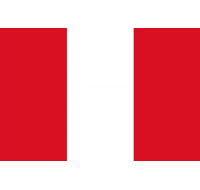 Peru Printed Flag