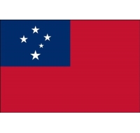 Samoa Printed Flag