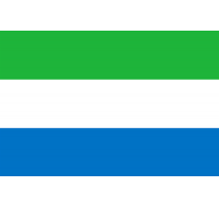 Sierra Leone Printed Flag