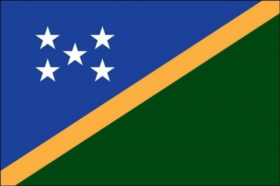 Solomon Islands Printed Flag