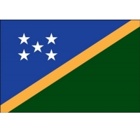 Solomon Islands Printed Flag