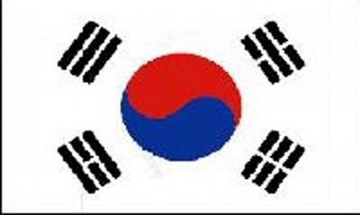 South Korea Printed Flag
