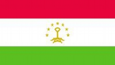 Tajikistan Printed Flag