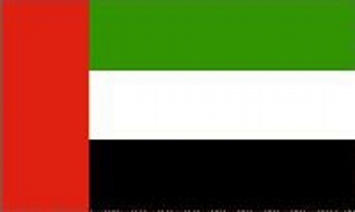 United Arab Emirates Printed Flag