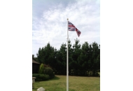 Hinged Base Fibreglass Flagpoles