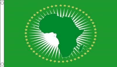 African Union Sewn Flag