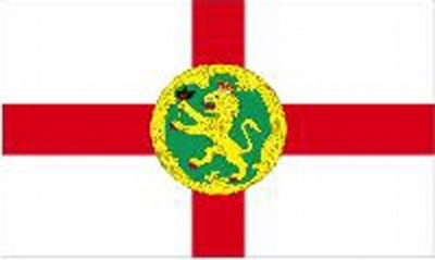 Alderney Sewn Flag