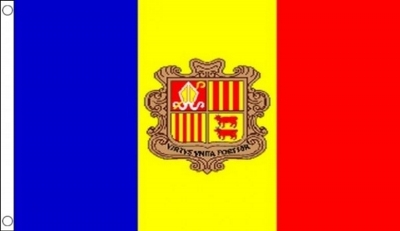 Andorra Sewn Flag