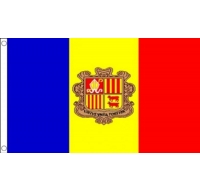 Andorra Sewn Flag