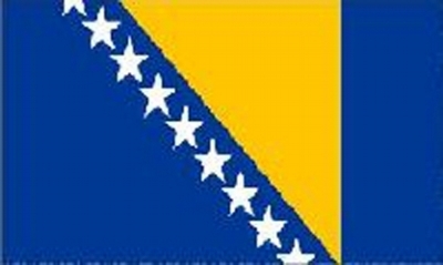 Bosnia-Herzegovnia Sewn Flag