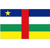 Central African Republic Sewn Flag