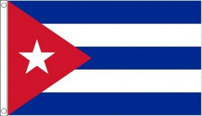 Cuba Sewn Flag