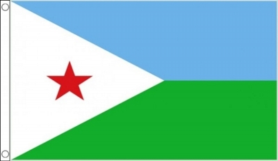 Djibouti Sewn Flag