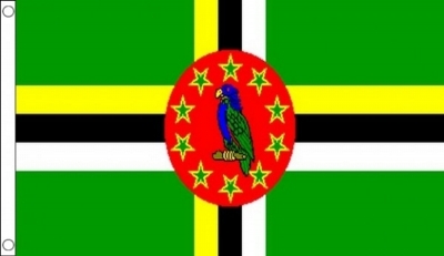 Dominica Sewn Flag