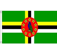 Dominica Sewn Flag