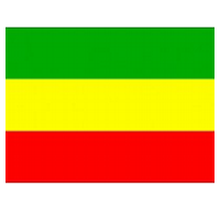Ethiopia (no star) sewn Flag