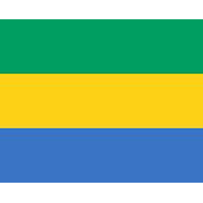 Gabon Sewn Flag