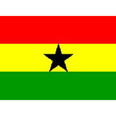 Ghana Sewn Flag