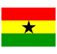 Ghana Sewn Flag