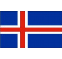 Iceland Sewn Flag
