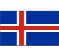 Iceland Sewn Flag