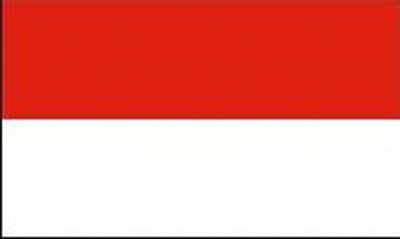 Indonesia Sewn Flag
