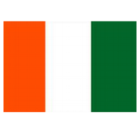 Ivory Coast Sewn Flag