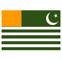 Kashmir Sewn Flag