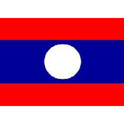 Laos Sewn Flag