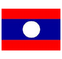 Laos Sewn Flag