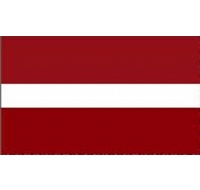 Latvia Sewn Flag