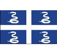 Martinique Sewn Flag