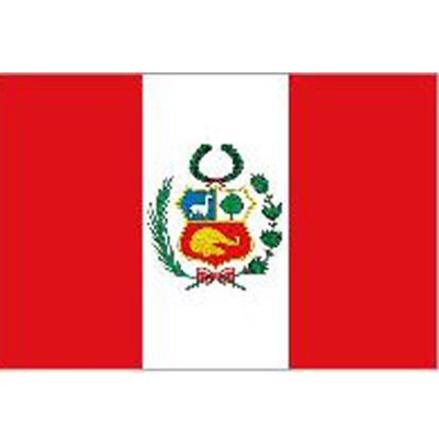 Peru Sewn Flag