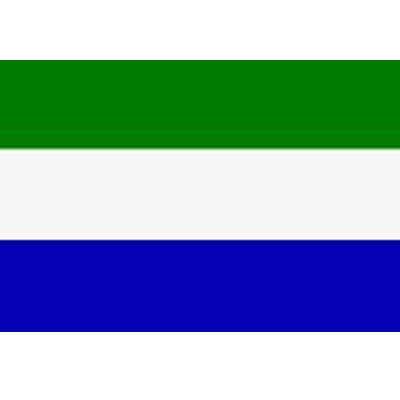 Sierra Leone Sewn Flag