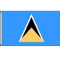 St Lucia Sewn Flag
