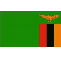 Zambia Sewn Flag