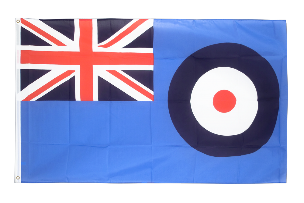 RAF ENSIGN FLAG 3 x 2 NEW POLYESTER POST FREE IN UK 