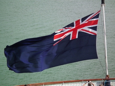 Sewn Blue Ensign